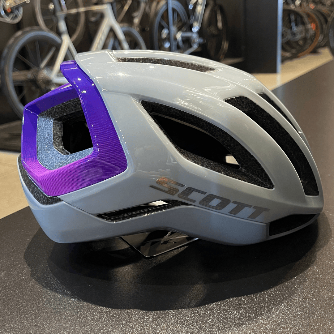 Capacete Scott Centric Plus MIPS Narwal Grey/Fade Purple