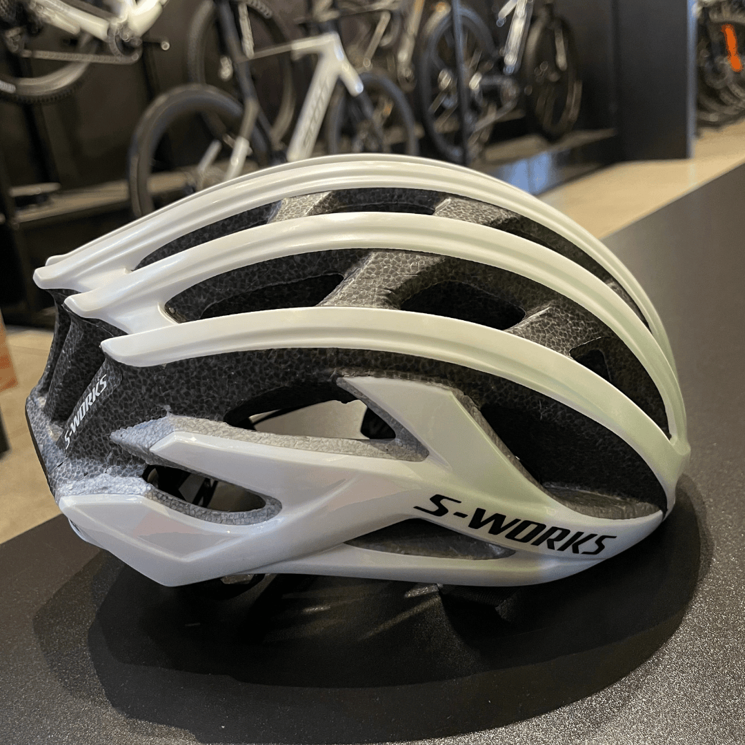 Capacete Specialized S-Works Prevail 2 MIPS Branco C/ Avaria