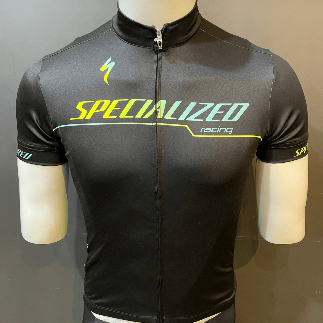 Camisa Original Specialized Racing Masculina Preta E Neon